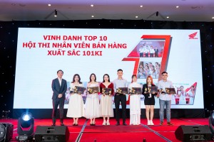 CHÚC MỪNG NHÂN VIÊN BÁN HÀNG: QUÁCH THỊ HỒNG THÚY - XUẤT SẮC ĐẠT "TOP 10 NHÂN VIÊN BÁN HÀNG XUẤT SẮC 101KI” DO Honda VIỆT NAM TỔ CHỨC 